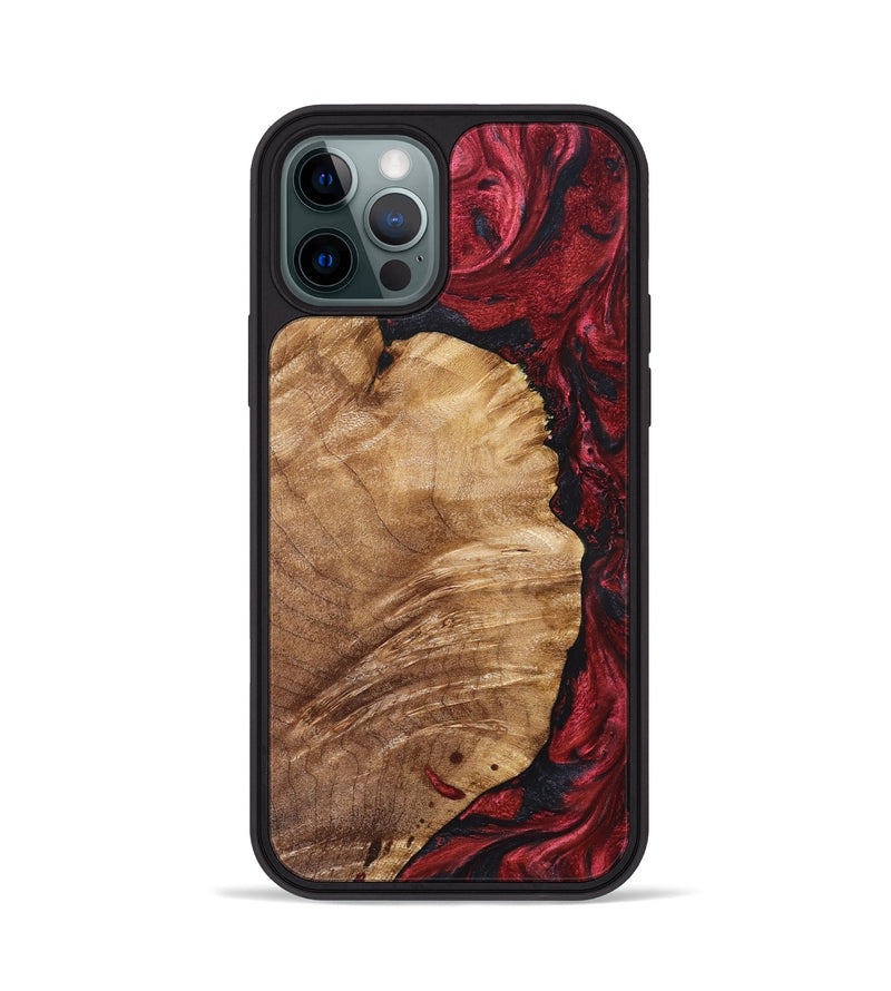 iPhone 12 Pro Wood Phone Case - Yousef (Red, 825024)
