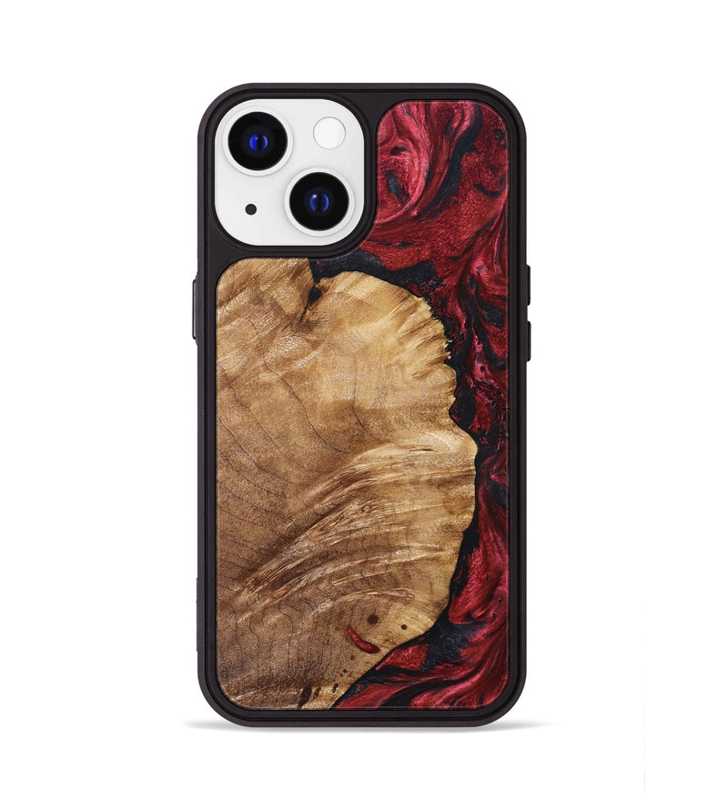 iPhone 13 Wood Phone Case - Yousef (Red, 825024)