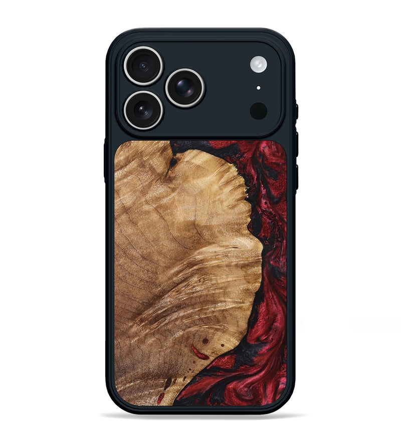 iPhone 17 Pro Max Wood Phone Case - Yousef (Red, 825024)