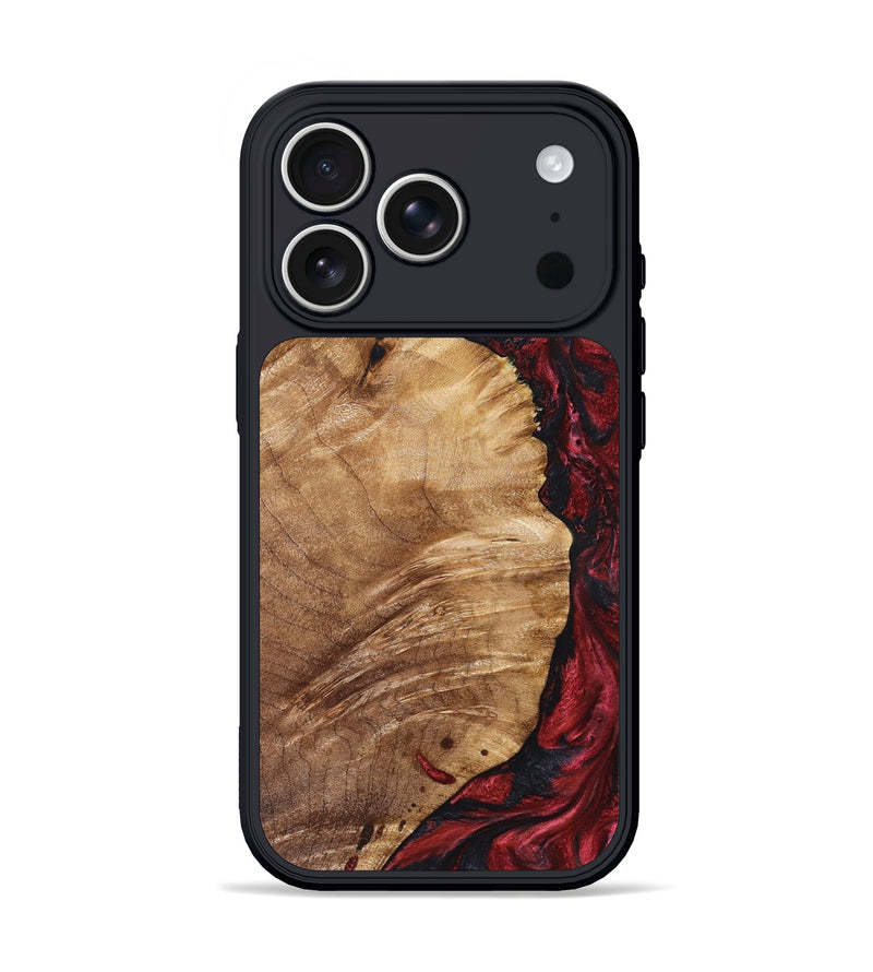 iPhone 17 Pro Wood Phone Case - Yousef (Red, 825024)