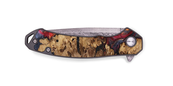 EDC Wood Pocket Knife - Ashli (Red, 825025)