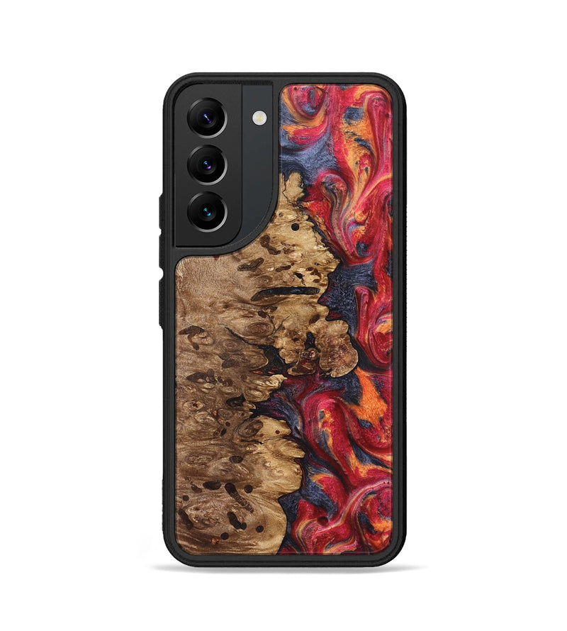 Galaxy S22 Wood Phone Case - Ashli (Red, 825025)