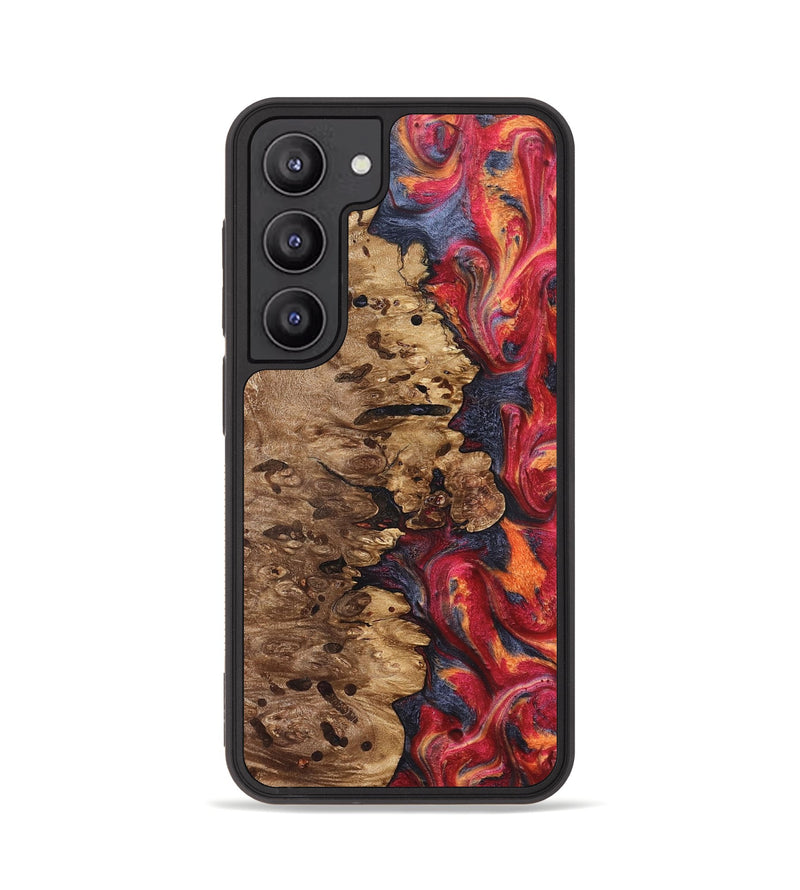 Galaxy S23 Wood Phone Case - Ashli (Red, 825025)