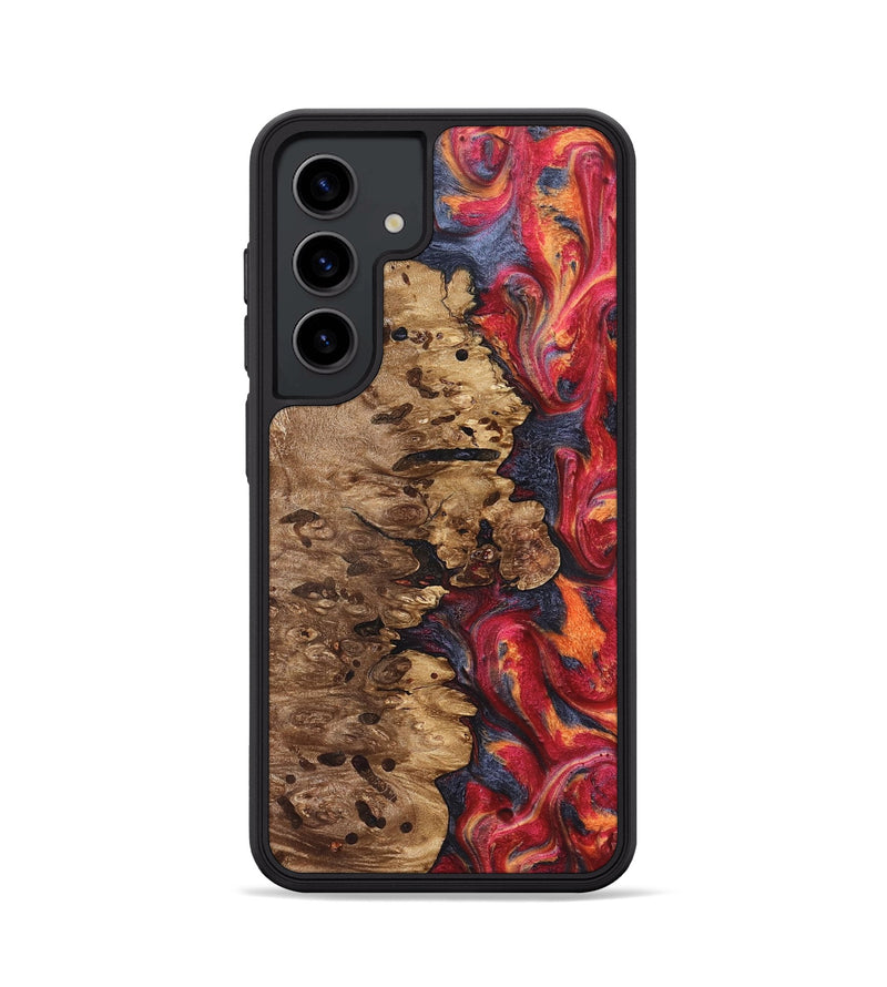Galaxy S24 Wood Phone Case - Ashli (Red, 825025)