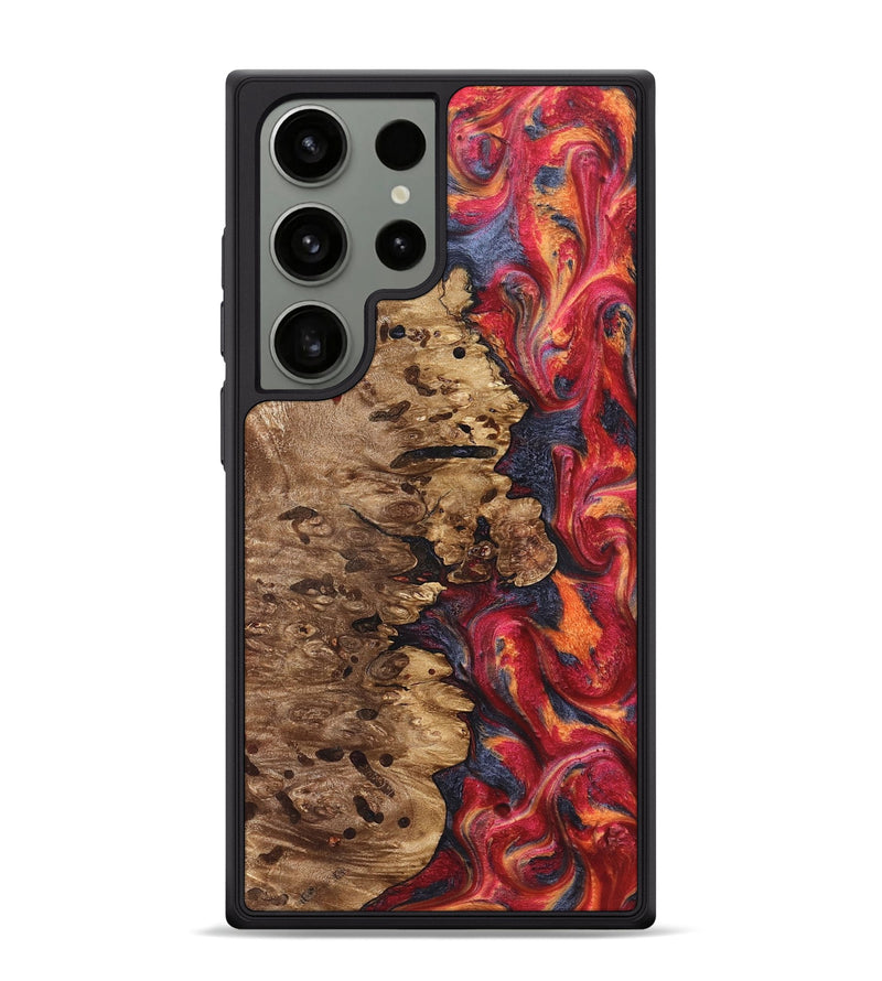 Galaxy S24 Ultra Wood Phone Case - Ashli (Red, 825025)