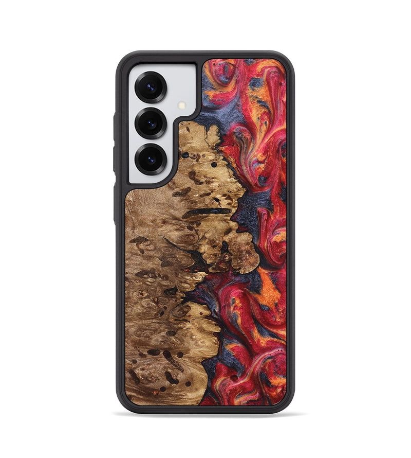 Galaxy S25 Wood Phone Case - Ashli (Red, 825025)