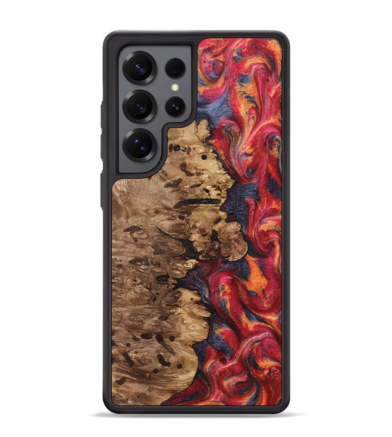 Galaxy S25 Ultra Wood Phone Case - Ashli (Red, 825025)
