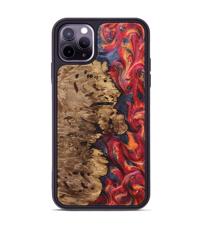 iPhone 11 Pro Max Wood Phone Case - Ashli (Red, 825025)