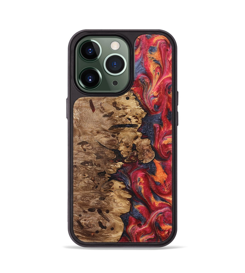 iPhone 13 Pro Wood Phone Case - Ashli (Red, 825025)