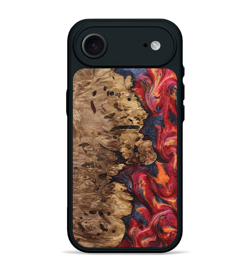 iPhone 17 Air Wood Phone Case - Ashli (Red, 825025)