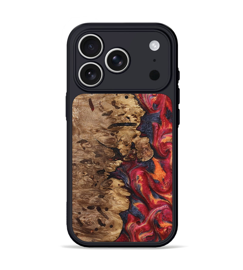 iPhone 17 Pro Wood Phone Case - Ashli (Red, 825025)