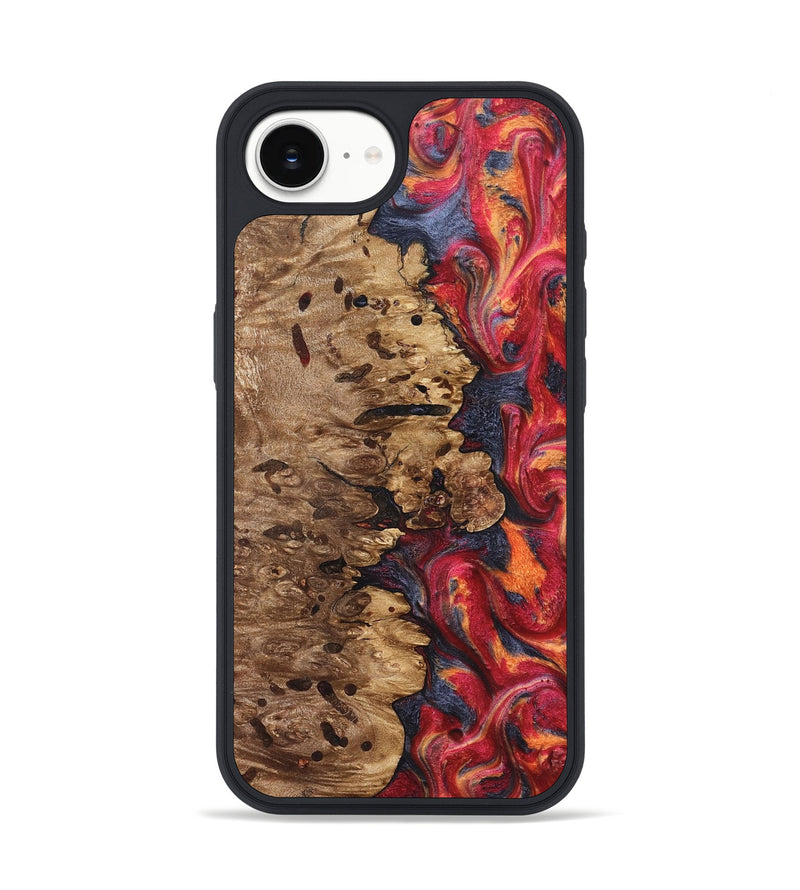 iPhone 17e Wood Phone Case - Ashli (Red, 825025)