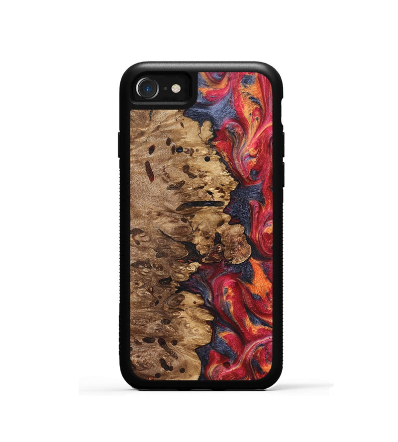 iPhone SE Wood Phone Case - Ashli (Red, 825025)