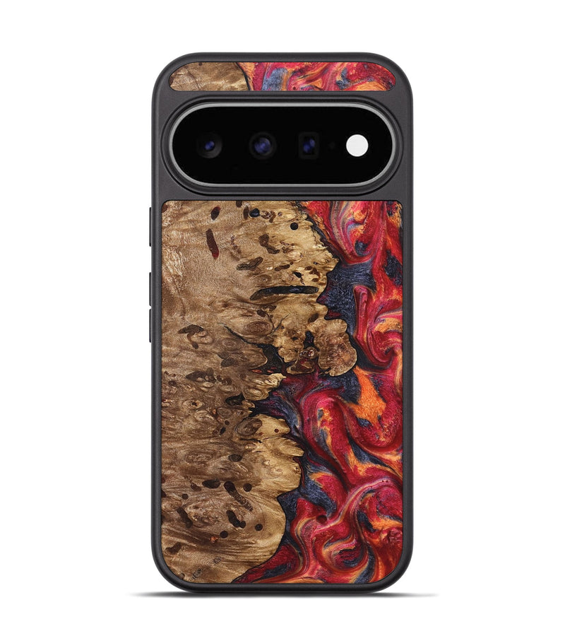 Pixel 11 Wood Phone Case - Ashli (Red, 825025)