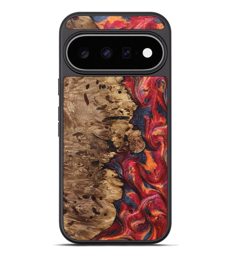Pixel 11 Pro XL Wood Phone Case - Ashli (Red, 825025)