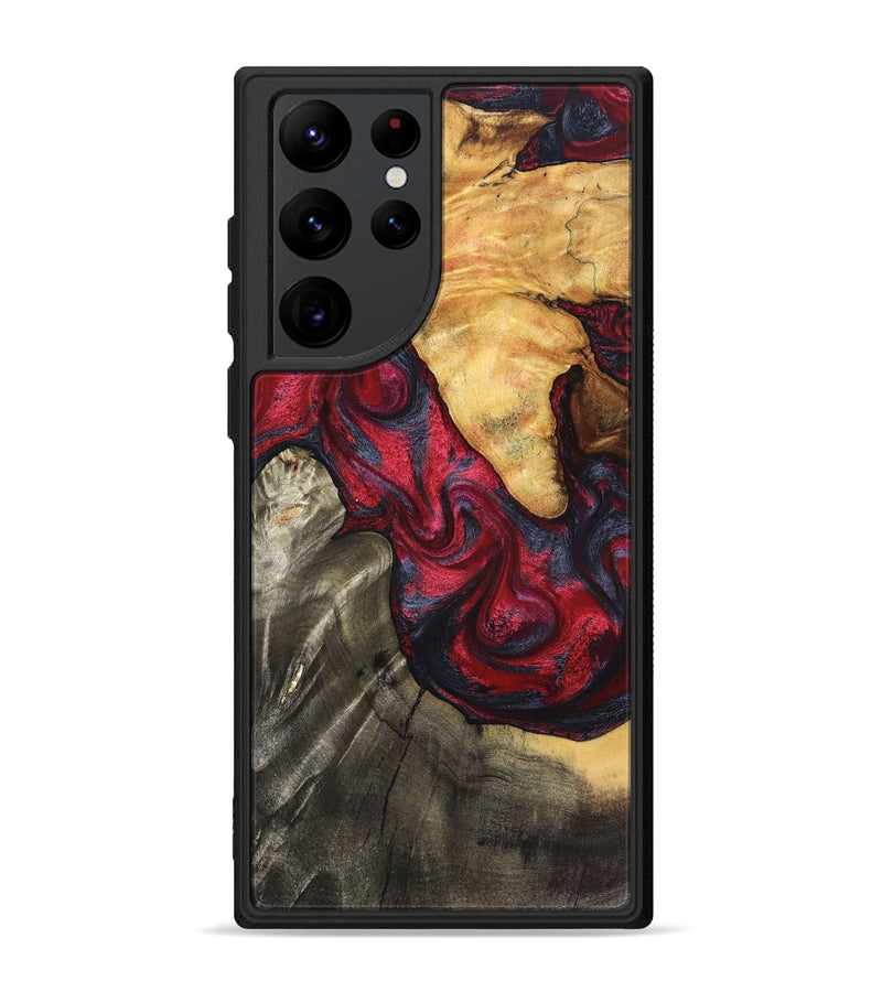 Galaxy S22 Ultra Wood Phone Case - Merrill (Red, 825026)