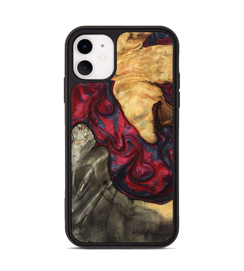 iPhone 11 Wood Phone Case - Merrill (Red, 825026)