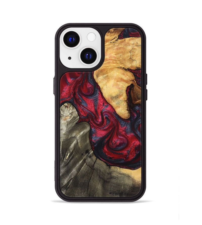 iPhone 13 Wood Phone Case - Merrill (Red, 825026)