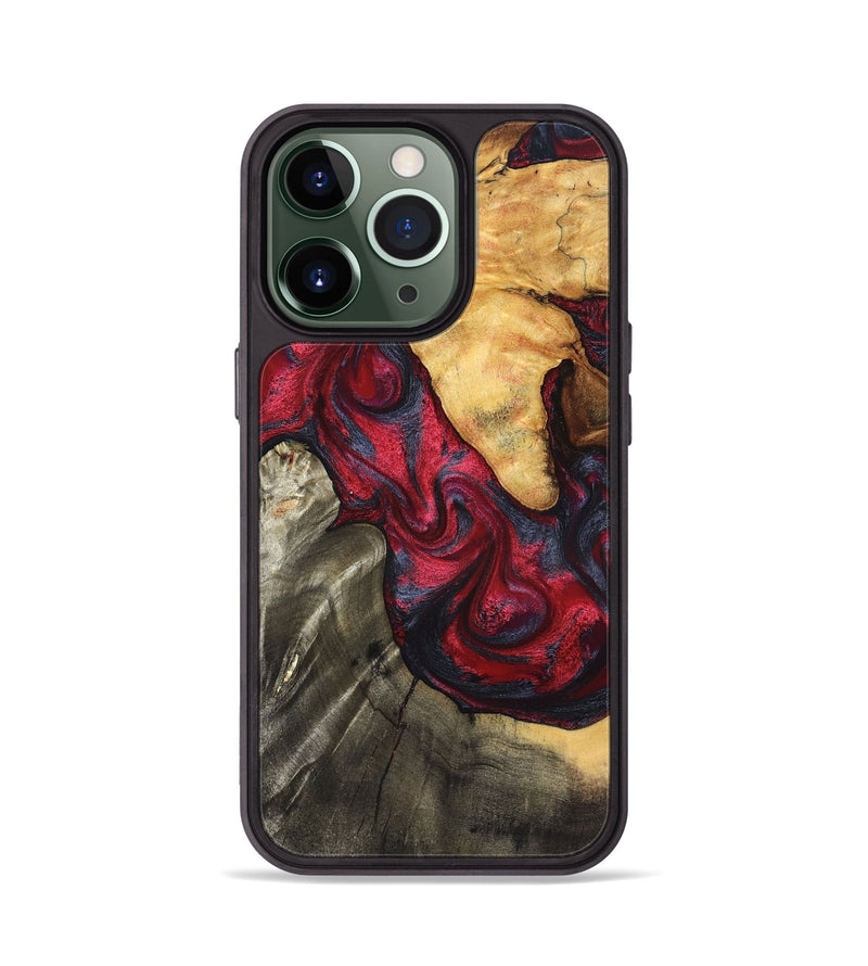 iPhone 13 Pro Wood Phone Case - Merrill (Red, 825026)