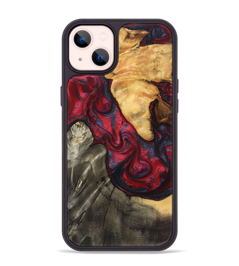 iPhone 14 Plus Wood Phone Case - Merrill (Red, 825026)