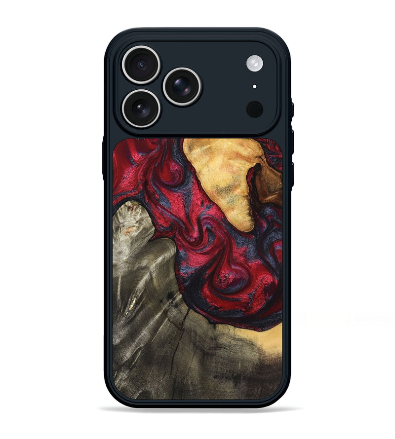 iPhone 17 Pro Max Wood Phone Case - Merrill (Red, 825026)