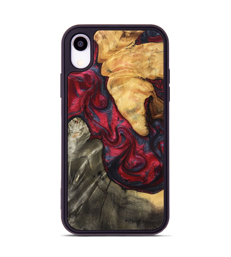 iPhone Xr Wood Phone Case - Merrill (Red, 825026)
