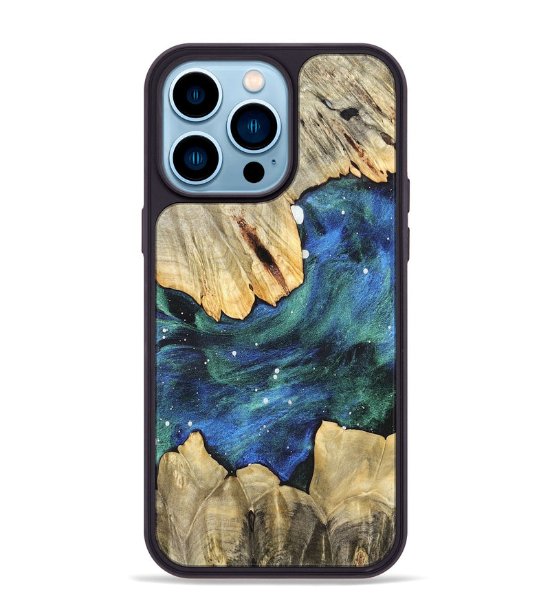 iPhone 14 Pro Max Wood Phone Case - Dan (Cosmos, 825029)