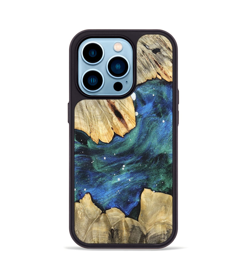iPhone 14 Pro Wood Phone Case - Dan (Cosmos, 825029)