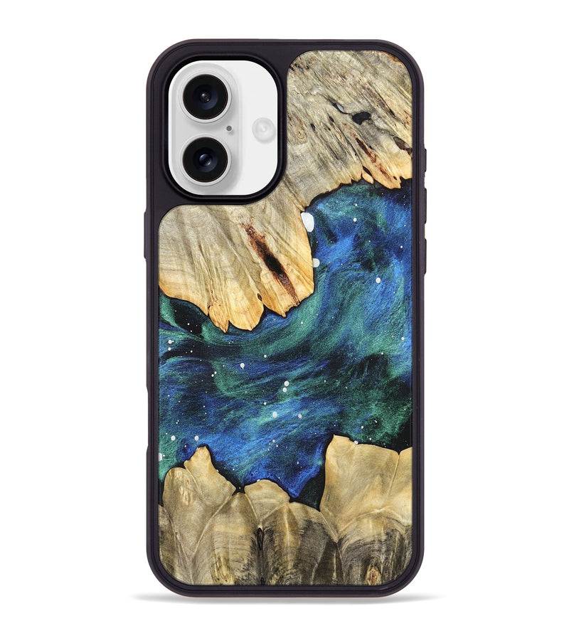 iPhone 16 Plus Wood Phone Case - Dan (Cosmos, 825029)