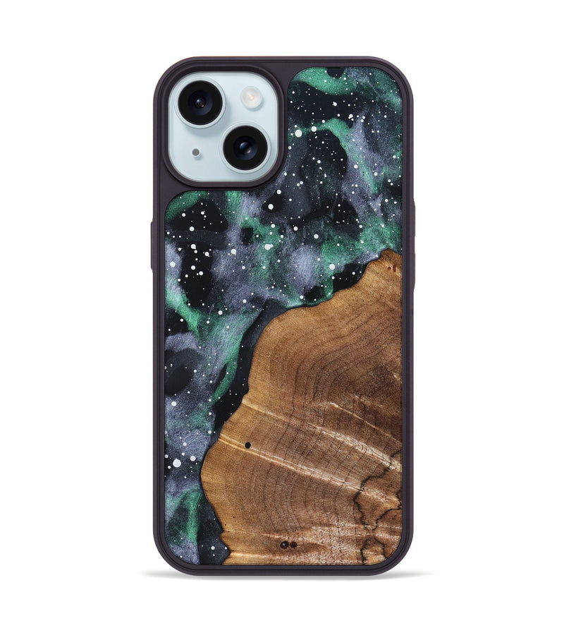 iPhone 15 Wood Phone Case - Kenley (Cosmos, 825037)