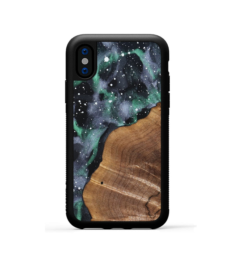 iPhone Xs Wood Phone Case - Kenley (Cosmos, 825037)