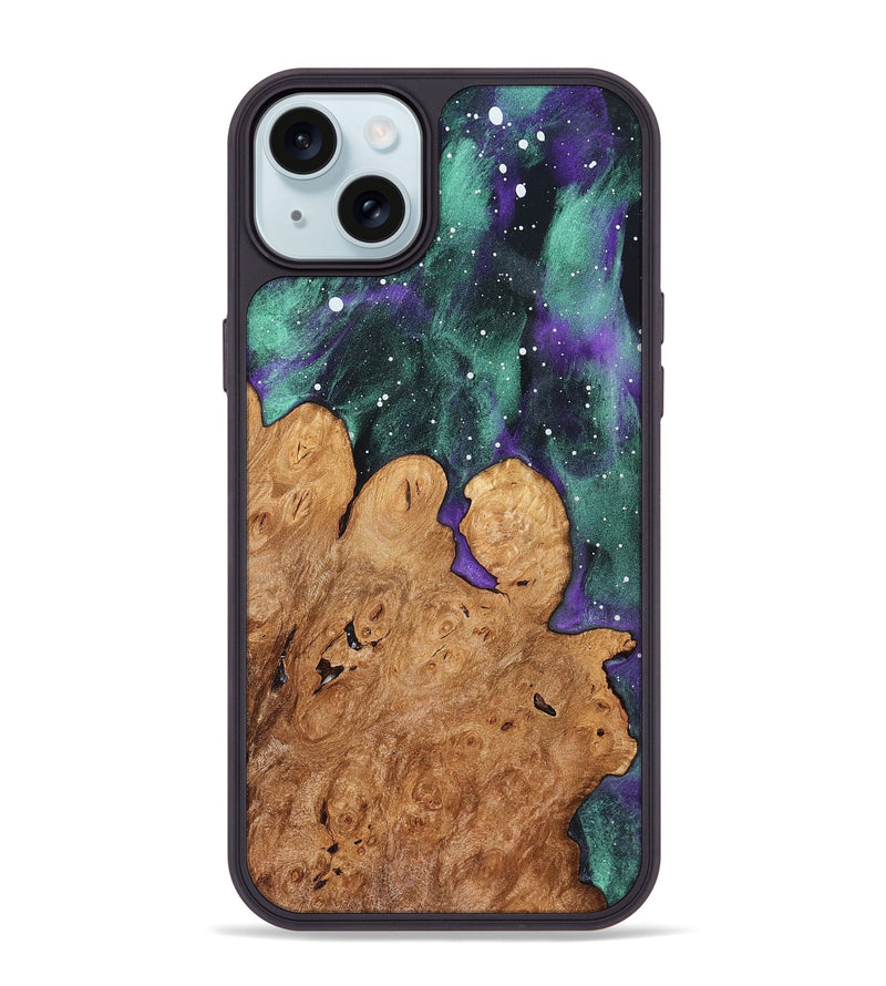 iPhone 15 Plus Wood Phone Case - Felton (Cosmos, 825038)