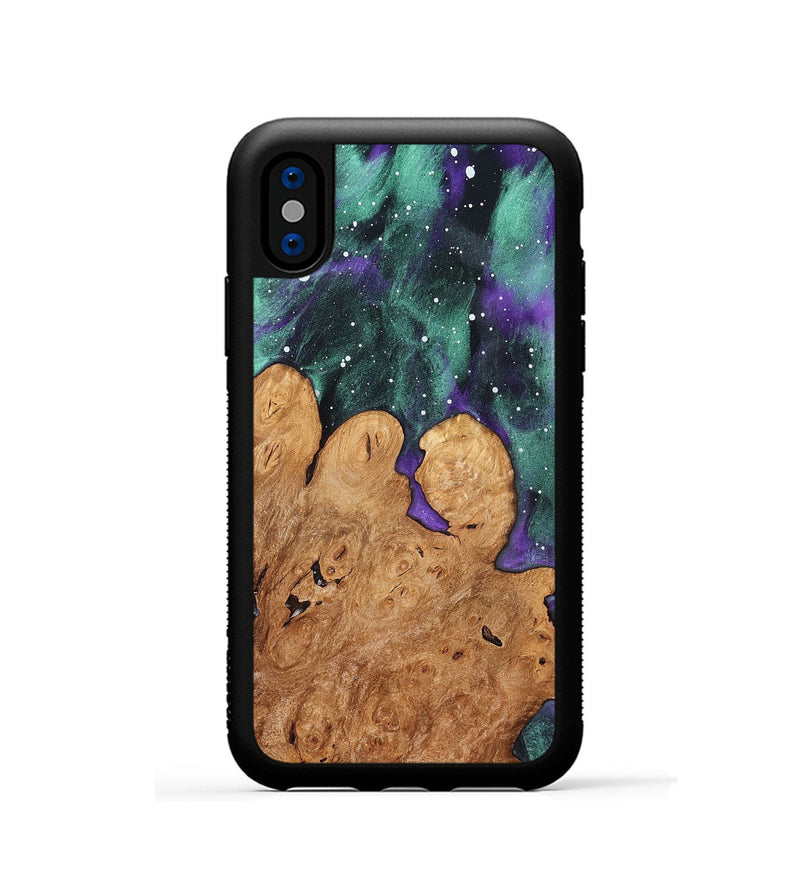 iPhone Xs Wood Phone Case - Felton (Cosmos, 825038)