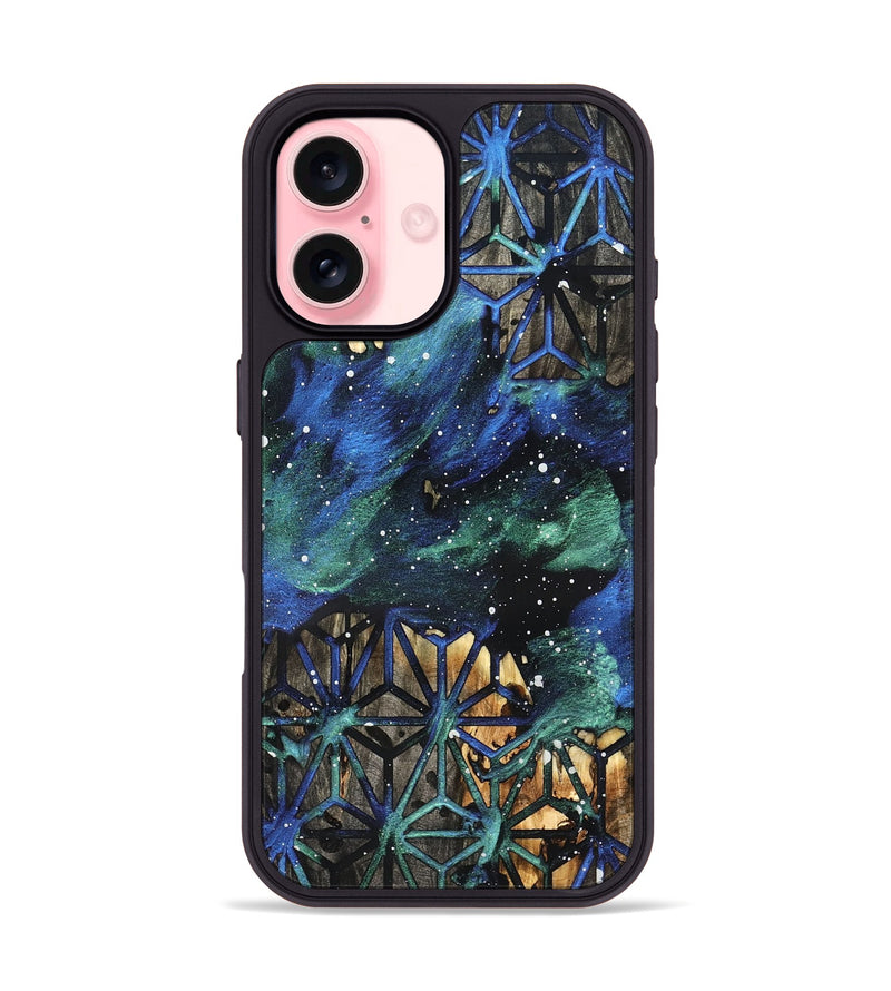 iPhone 16 Wood Phone Case - Paris (Cosmos, 825042)