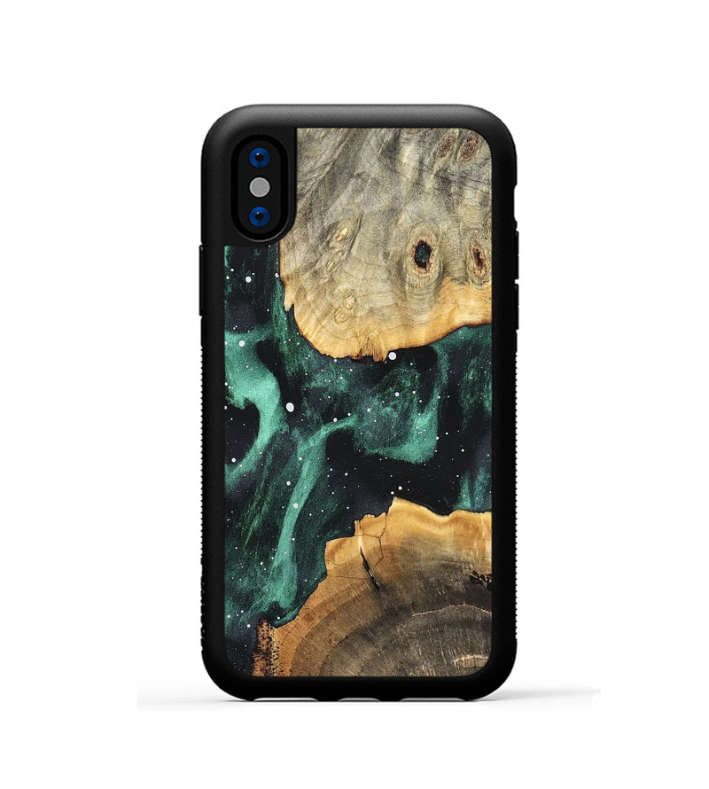 iPhone Xs Wood Phone Case - Laila (Cosmos, 825043)