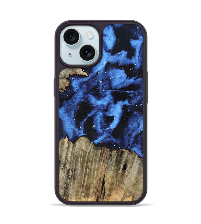 iPhone 15 Wood Phone Case - Patrick (Cosmos, 825044)