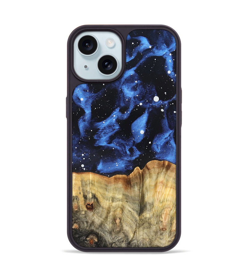 iPhone 15 Wood Phone Case - Deidre (Cosmos, 825045)