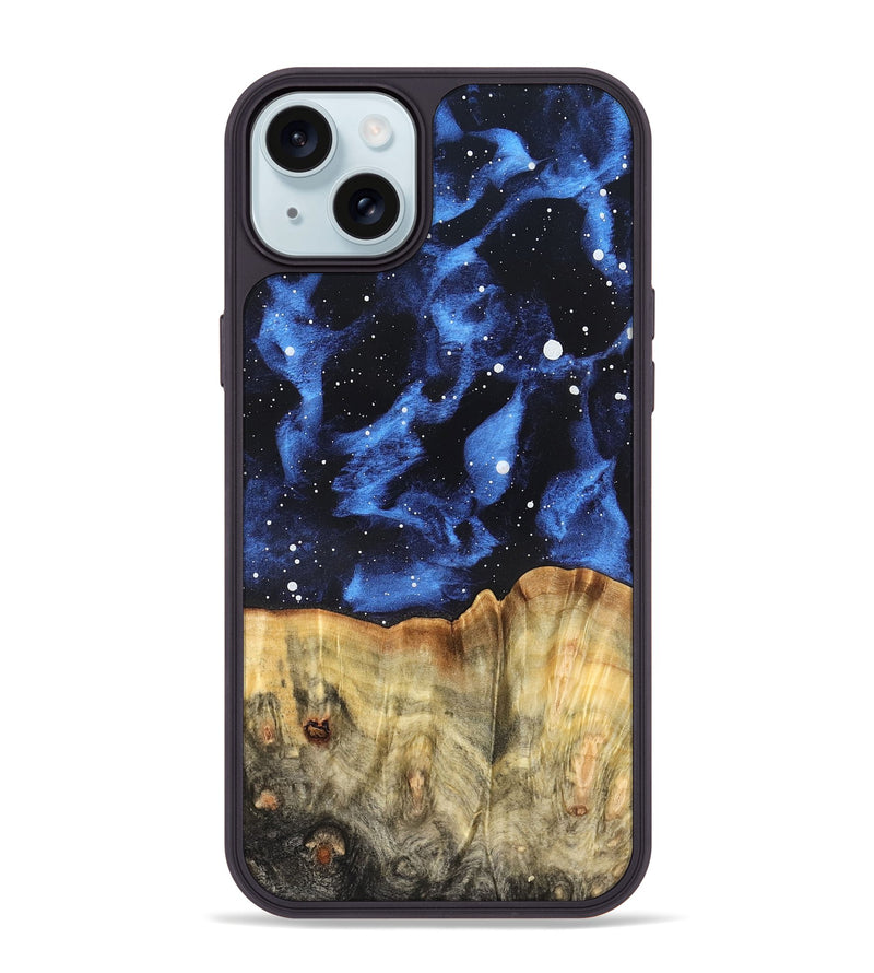iPhone 15 Plus Wood Phone Case - Deidre (Cosmos, 825045)