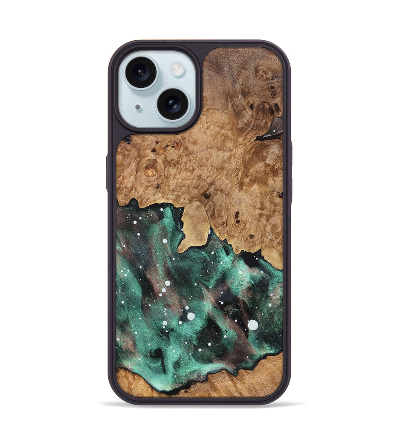 iPhone 15 Wood Phone Case - Elena (Cosmos, 825046)