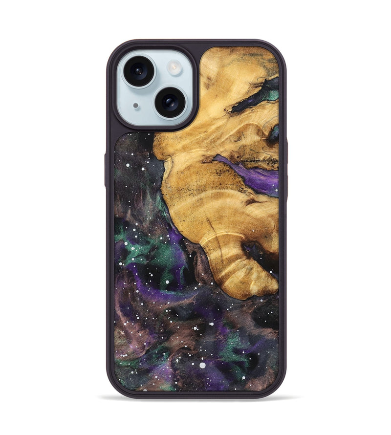 iPhone 15 Wood Phone Case - Raymon (Cosmos, 825048)