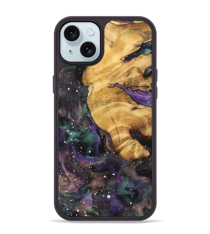 iPhone 15 Plus Wood Phone Case - Raymon (Cosmos, 825048)