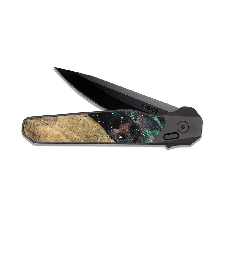 EDC Dark Slate Wood Pocket Knife - Henley (Cosmos, 825050)