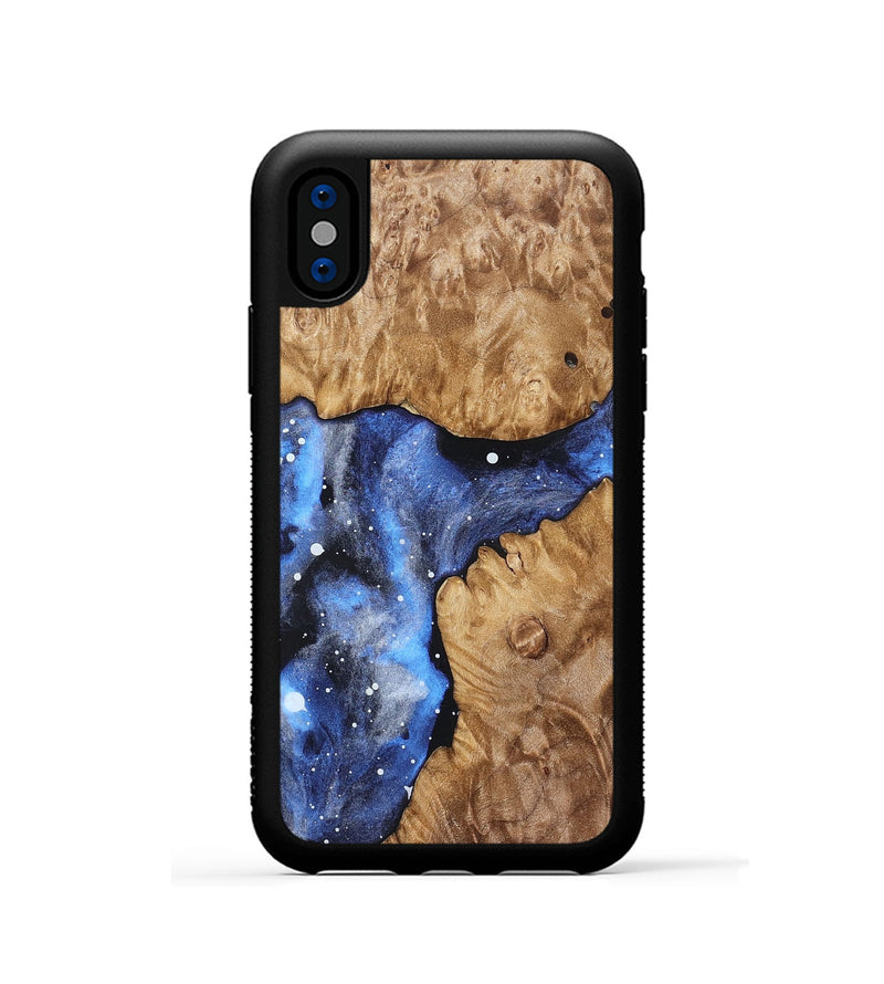 iPhone Xs Wood Phone Case - Azalea (Cosmos, 825052)