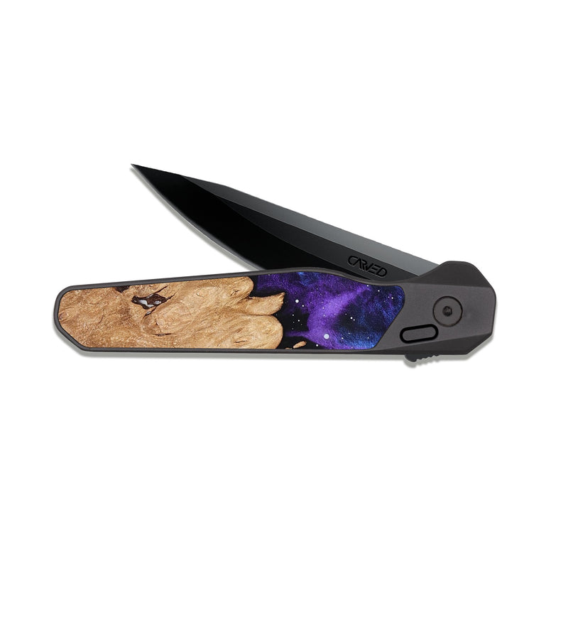 EDC Dark Slate Wood Pocket Knife - Aviana (Cosmos, 825055)