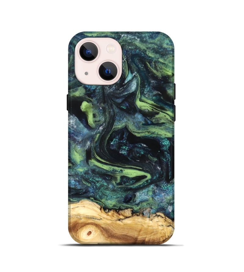 iPhone 13 mini Wood Live Edge Phone Case - Kinley (Cosmos, 825057)