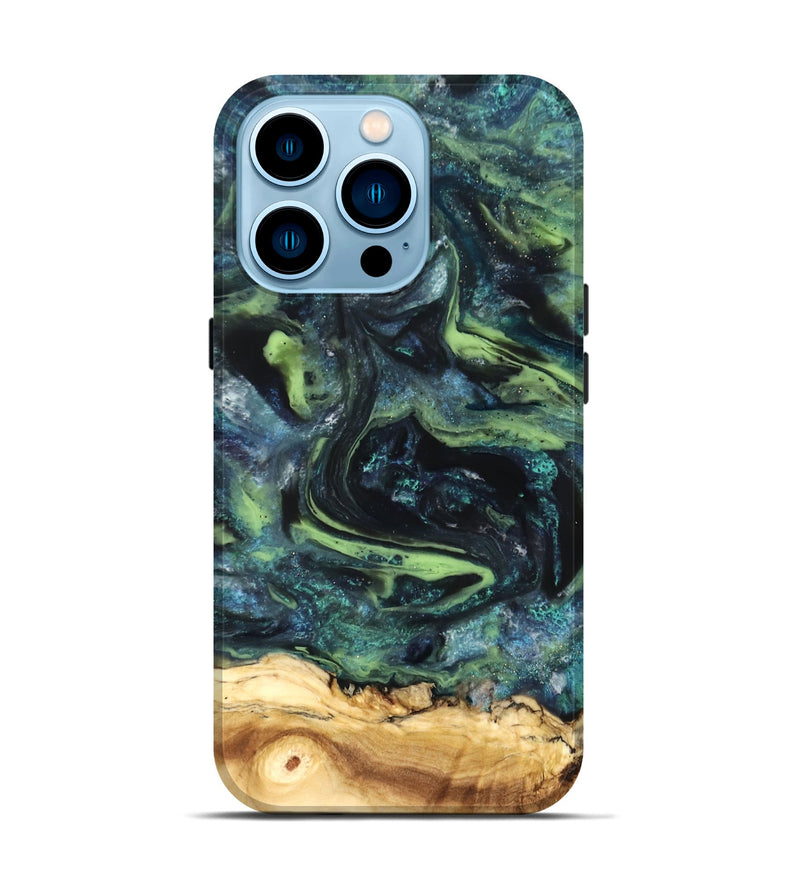 iPhone 14 Pro Wood Live Edge Phone Case - Kinley (Cosmos, 825057)