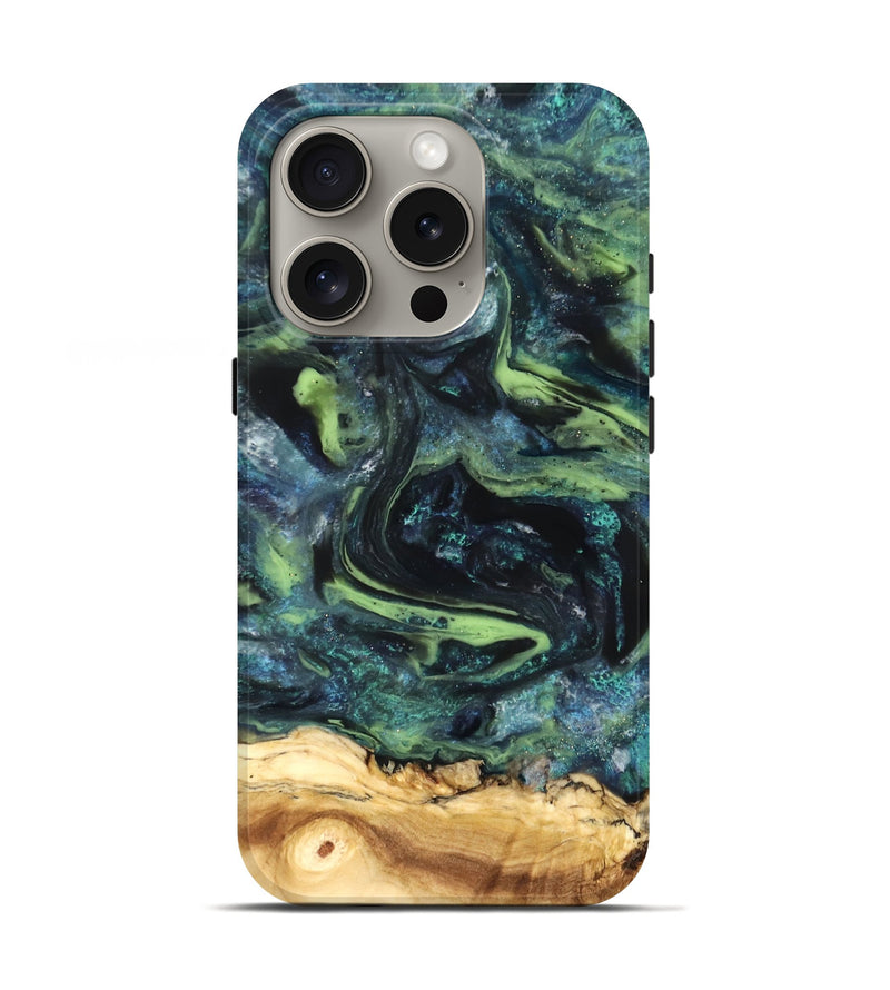iPhone 16 Pro Wood Live Edge Phone Case - Kinley (Cosmos, 825057)