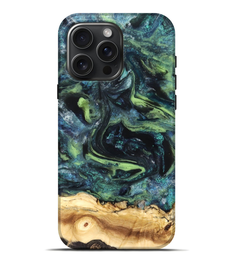 iPhone 16 Pro Max Wood Live Edge Phone Case - Kinley (Cosmos, 825057)