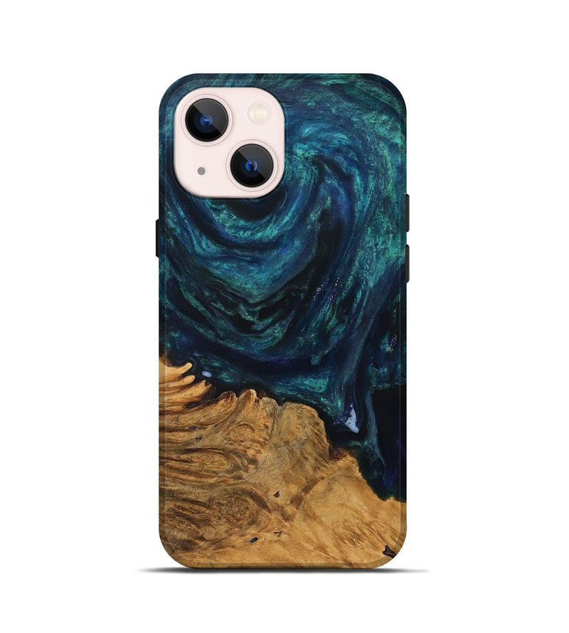 iPhone 13 mini Wood Live Edge Phone Case - Abril (Cosmos, 825062)