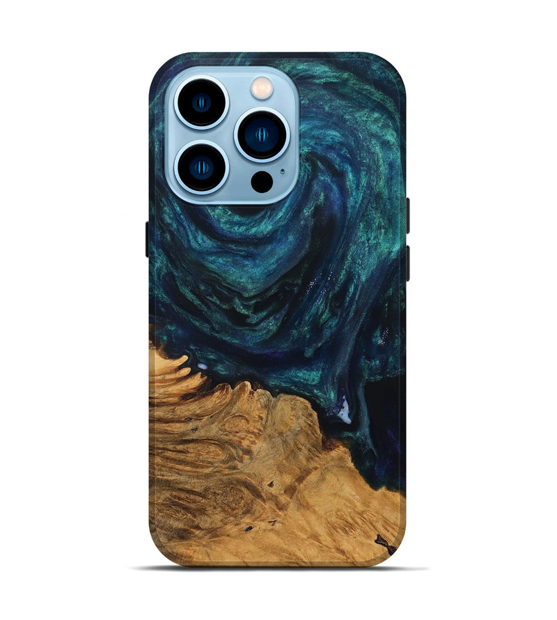 iPhone 14 Pro Wood Live Edge Phone Case - Abril (Cosmos, 825062)